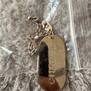 CHANEL Gold and Silver Keychain